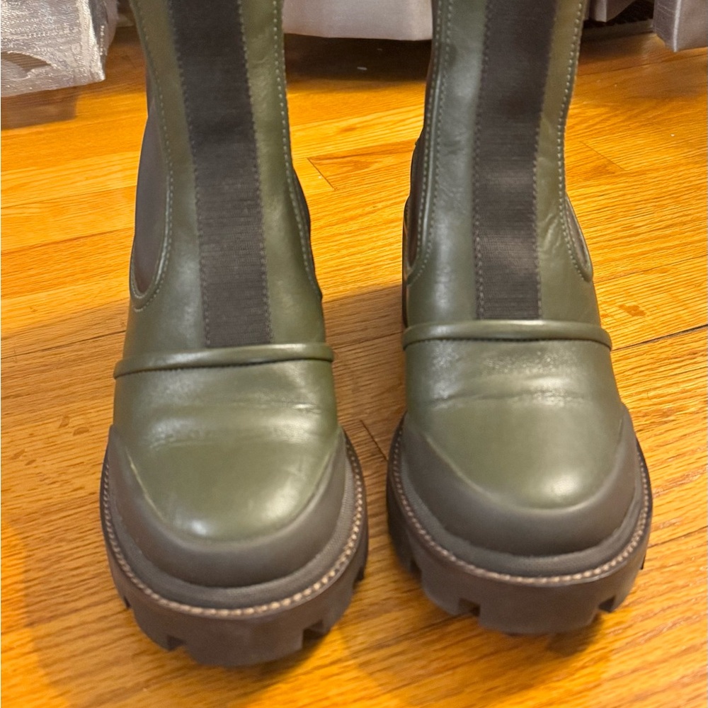 Olive Green Women's Boots
